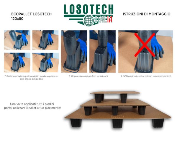 ECOPALLET 80x120 cm x 10mm 9 piedi - immagine 6