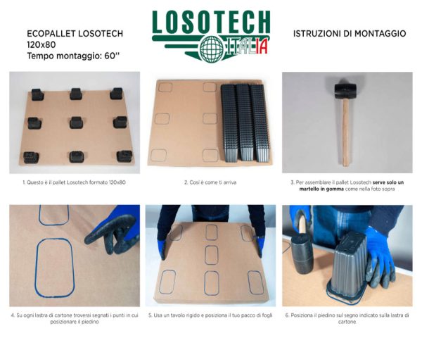 ECOPALLET 80x120 cm x 10mm 9 piedi - immagine 7